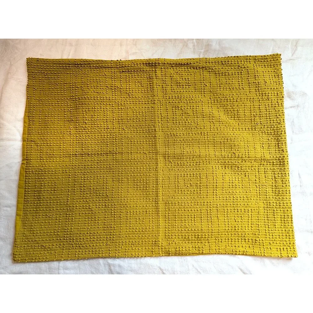 Anthropologie Turmeric Textured Pillow Sham - New